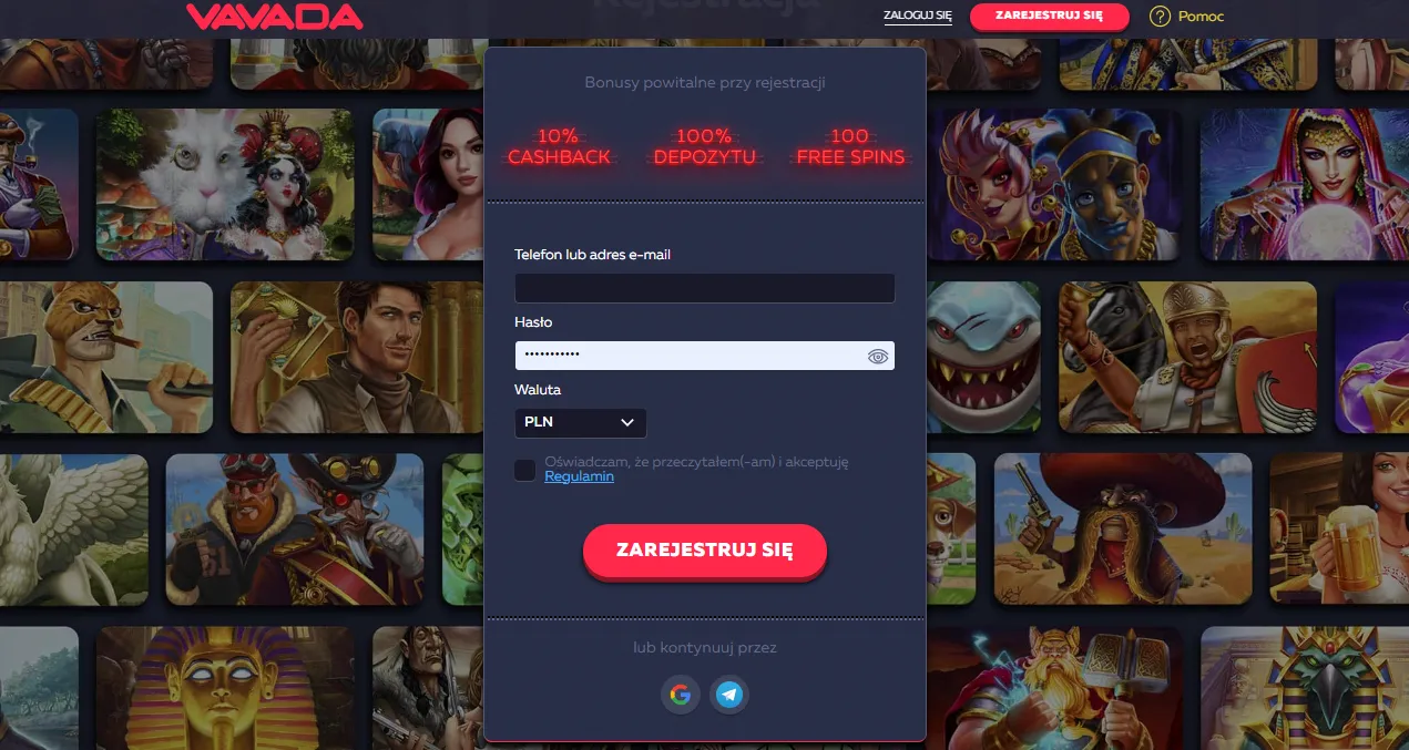 Vavada kod promocyjny bez depozytu — aktywacja kodu bonusowego Vavada krok po kroku